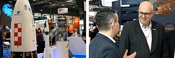 Bürgermeister Andreas Bovenschulte besucht die Raumfahrtmesse Space Tech Expo Bürgermeister Andreas Bovenschulte besucht die Raumfahrtmesse Space Tech Expo