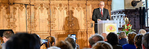 Bürgermeister Andreas Bovenschulte bei der Feier 175 Jahre Handwerkskammer im Bremer Rathaus.