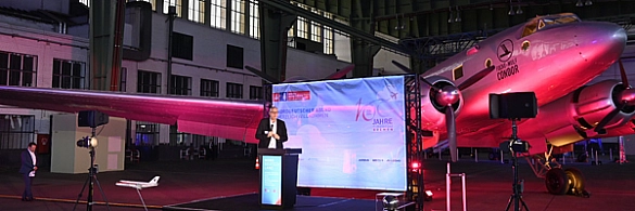 Bürgermeister Andreas Bovenschulte bei der Eröffnung des Norddeutschen Abends auf der ILA in Berlin.  Bürgermeister Andreas Bovenschulte bei der Eröffnung des Norddeutschen Abends auf der ILA in Berlin.