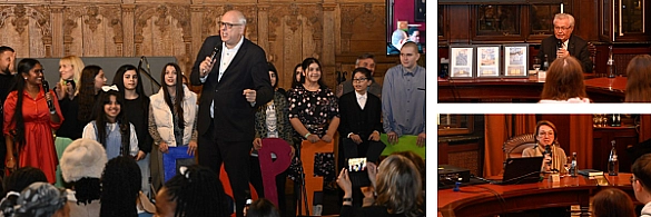 Bürgermeister Andreas Bovenschulte eröffnet die Nacht der Jugend mit dem Respektsong Bürgermeister Andreas Bovenschulte eröffnet die Nacht der Jugend mit dem Respektsong