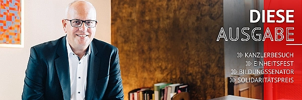 Bürgermeister Andreas Bovenschulte sitzt am Schreibtisch. Bürgermeister Andreas Bovenschulte sitzt am Schreibtisch.