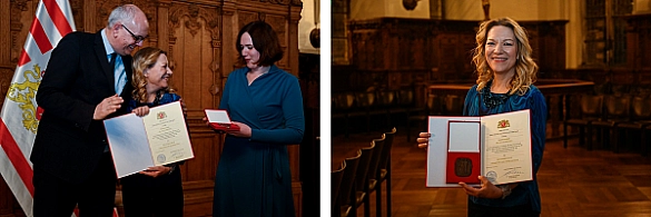 Für ihre Verdienste um die Wissenschaft, das AWI und den Wissenschaftsstandort Bremen ist Prof. Antje Boetius die Bremische Senatsmedaille für Kunst und Wissenschaft verliehen worden. Bürgermeister Dr. Andreas Bovenschulte und die Senatorin für Umwelt, Klima und Wissenschaft, Kathrin Moosdorf, überreichten ihr in einem Festakt in der Oberen Rathaushalle Urkunde und Medaille.