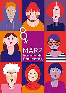Grafik zum Weltfrauentag.