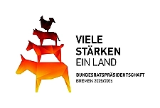 Logo der Bundesratspräsidentschaft Bremen 2025/26.