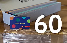 Die Zahl 60 auf einem Foto der FreiKarte.