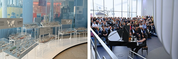Bei der Neueröffnung des Schifffahrtsmuseums in Bremerhaven Bei der Neueröffnung des Schifffahrtsmuseums in Bremerhaven
