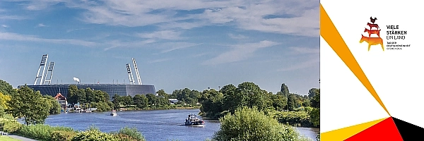 Blick auf das Bremer Weserstadion