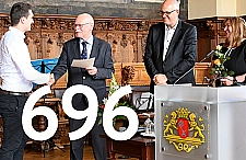 Zahl Juni: 696