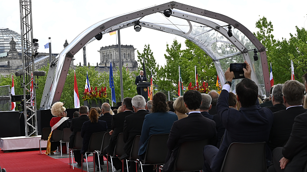 Bundespräsident Steinmeier hat zum Festakt geladen.
