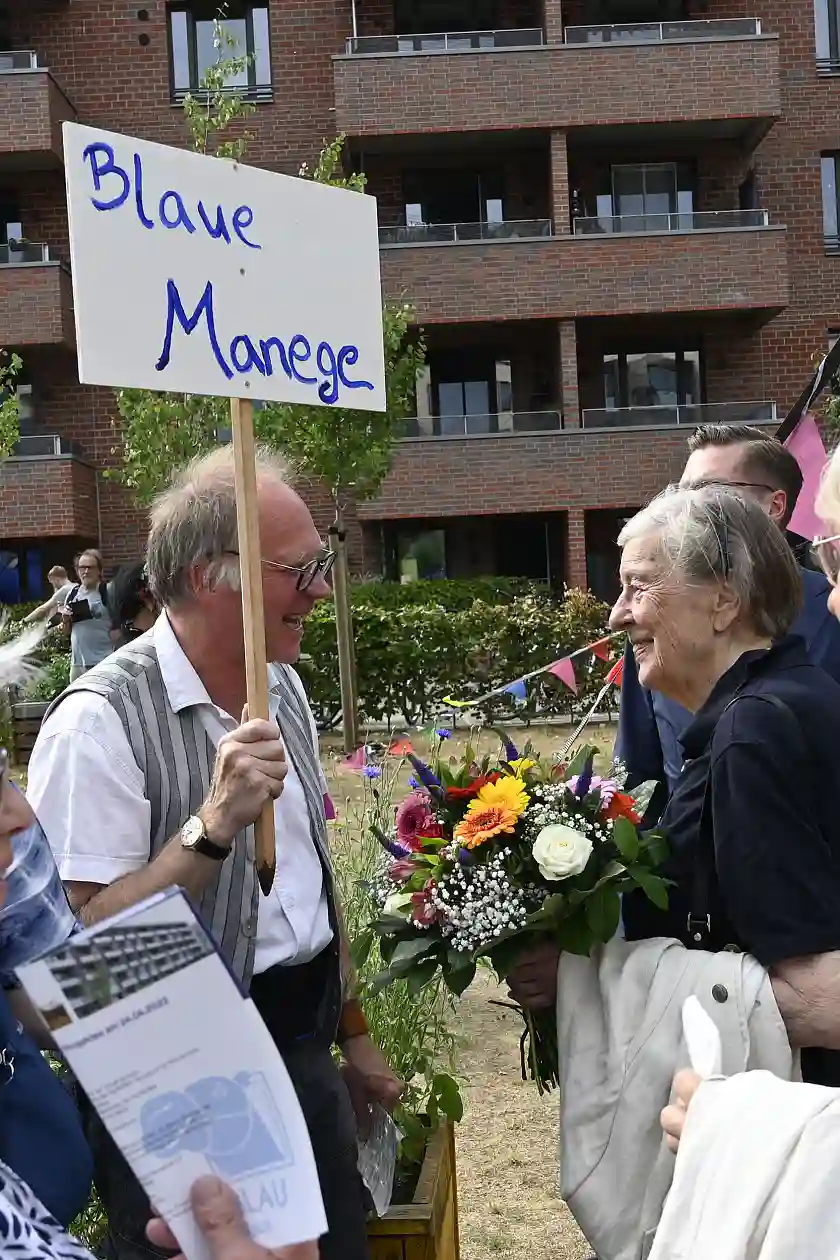 Die Schirmherrin des BlauHaus-Projekts, Luise Scherf.