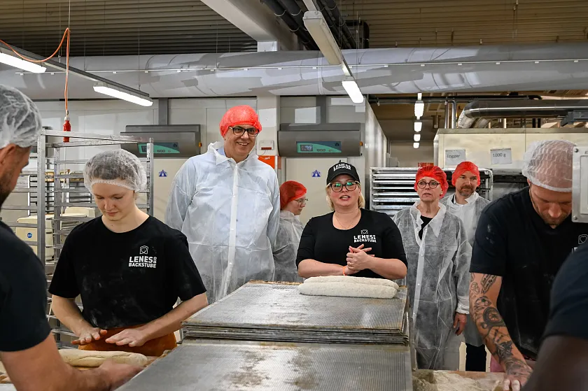 Rundgang durch die Produktion von 